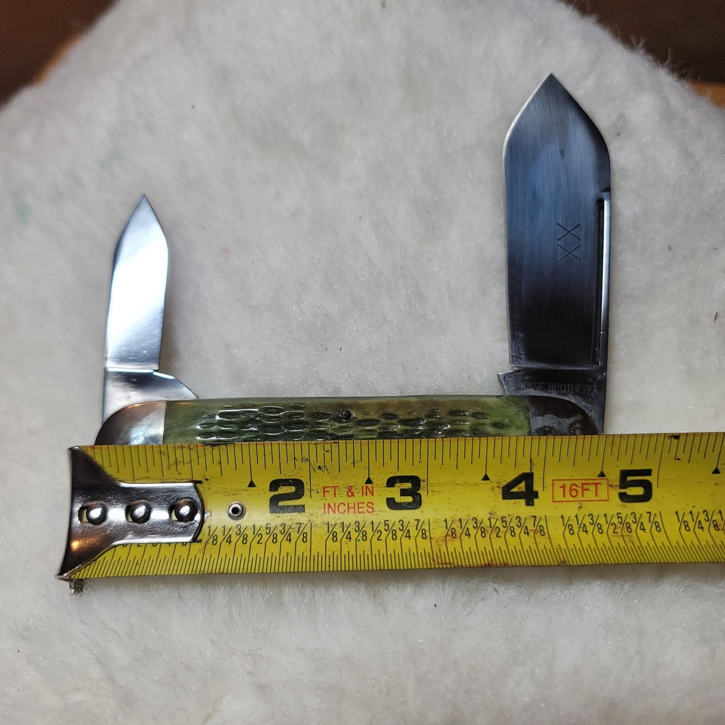 Case Tested XX 62050 Pocket KNIFE Green Bone Scale Sunfish Elephant Toenail