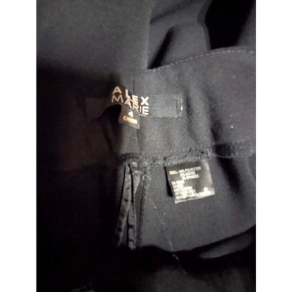 Alex Marie Size 4  Mariah Style 9210M204 black Pants 2" Wasitband