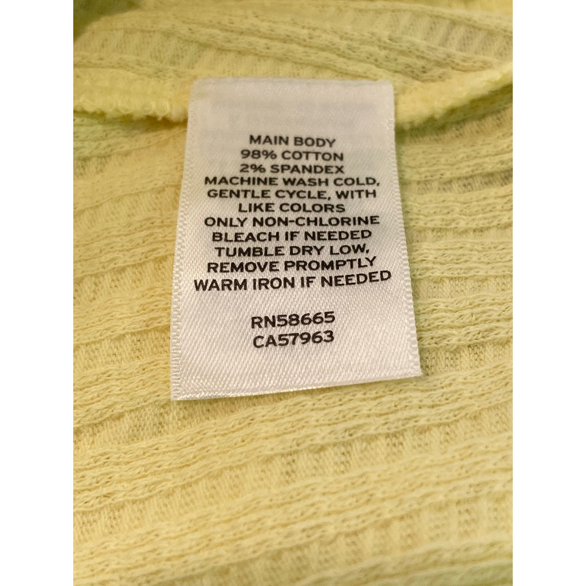 NWT BP. Lettuce Edge Short Sleeve Scoop Henley Crop Top MEDIUM Yellow Lemonade