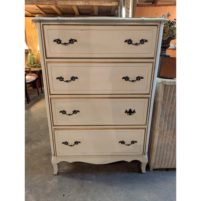 Secondhand Sandies: French Provencial Dresser 4 Drawer AS-IS