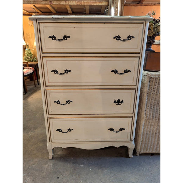 Secondhand Sandies: French Provencial Dresser 4 Drawer AS-IS