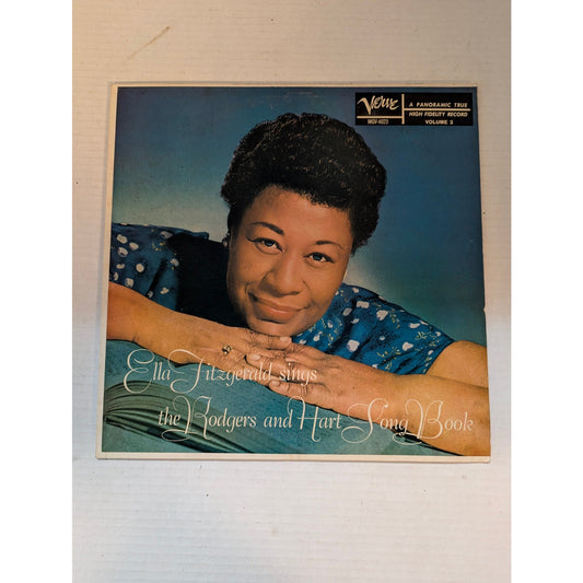 Vintage Ella Fitzgerald Rodgers & Hart Song Book Verve MG V-4002 Vinyl LP Record