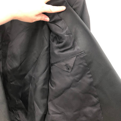 Tuxedo Black Pants Mens 41 Long Made Romania Flat Front 28" Inseam VINTAGE