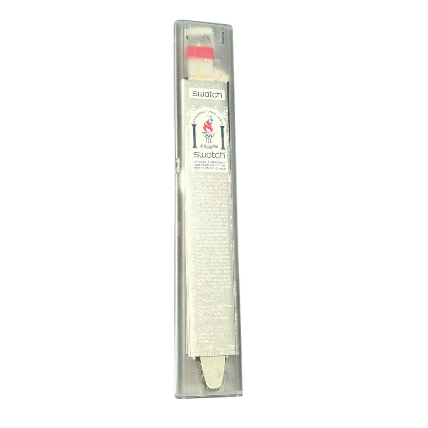 Swatch GZ134 St. Moritz 1928 Watch Atlanta Olympics 1996