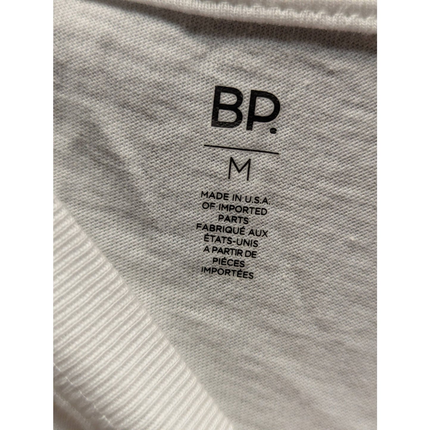 BP. Gray & Blue "Be Heard Vote" Graphic Print Short Sleeve T-Shirt Medium NWT