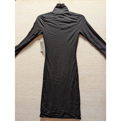 Velvet Torch NEW Ribbed Dress Size Small BODYCON long sleeve turtleneck FALL