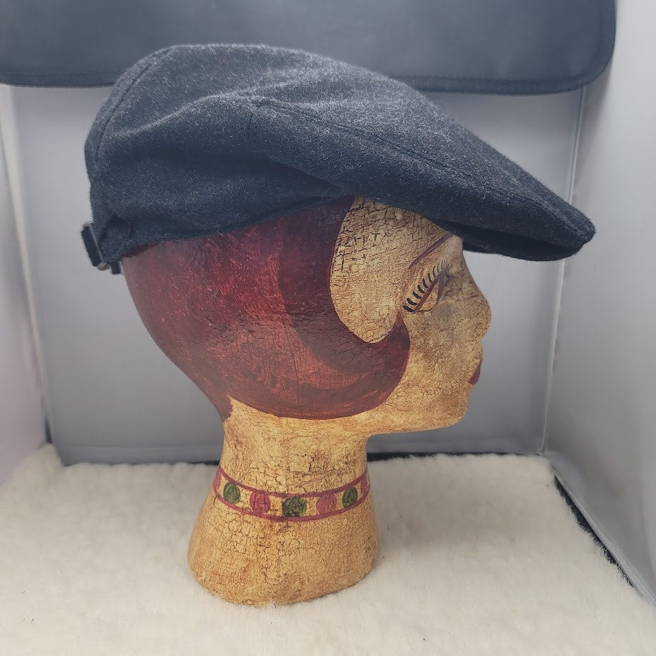 Polo Ralph Lauren Gray Wool Small Medium Paperboy Newsboy Gatsby Cab Scally Cap