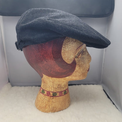 Polo Ralph Lauren Gray Wool Small Medium Paperboy Newsboy Gatsby Cab Scally Cap