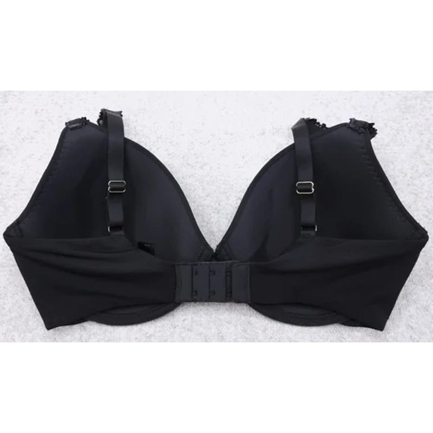 Natori Rose Dream Underwire T-Shirt Bra Sz 32DD in Coal/Black NWT