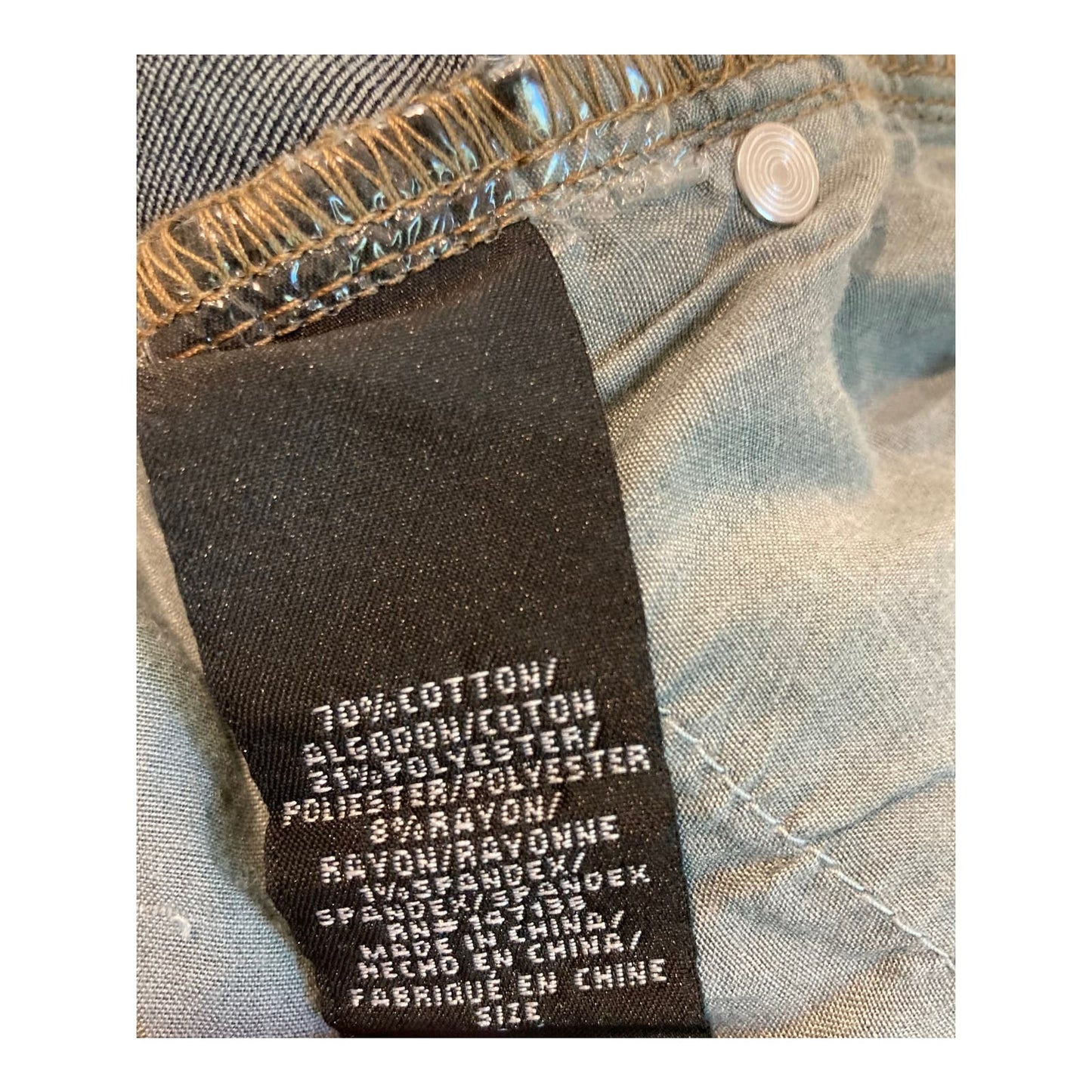 1822 Denim Five Pocket Stretch Ankle Skinny Jeans Sz 16W in Giovanna Blue NWT