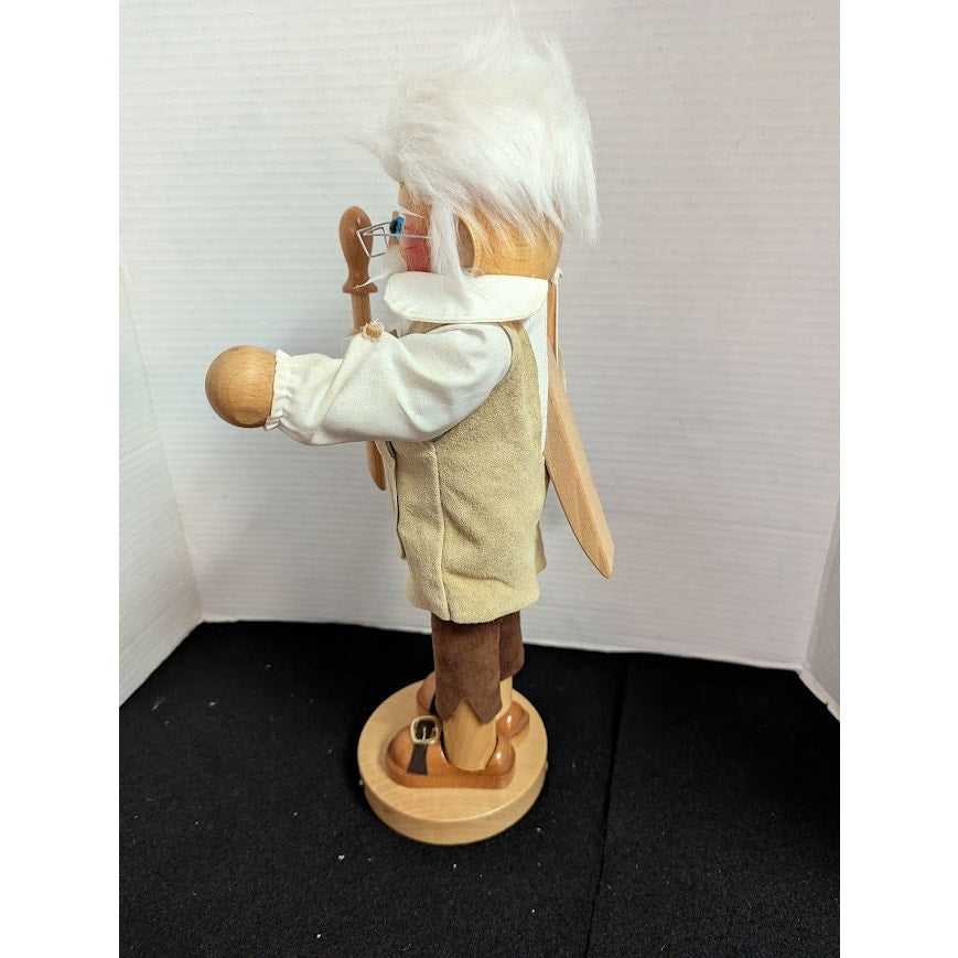 Vintage Steinbach Geppetto Woodcarver Nutcracker Handmade Germany Erzgebirge Art