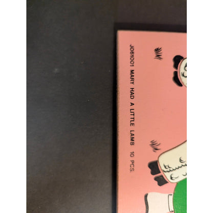 Vintage 1980 The Judy Company Mary Had a Little Lamb Wooden Inlay Puzzle J061001