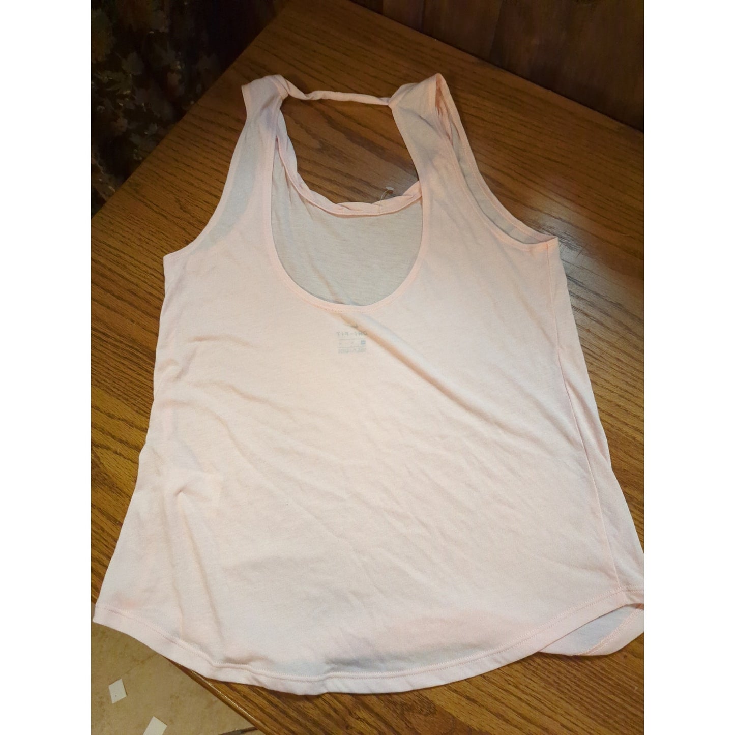 .Nike Dri-FIT Light Pink Strappy Racerback Tank Top Size Large NEW Activewear