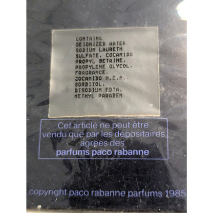 Vintage 1985 La Nuit de Paco Rabanne Perfumed Bath Talc 3.5 oz NIB Sealed