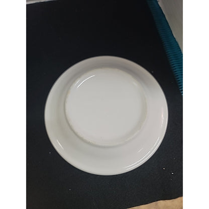 OLIVE GARDEN 7 Inch Bread Plates Restaurant GREEN BAND Olive Design