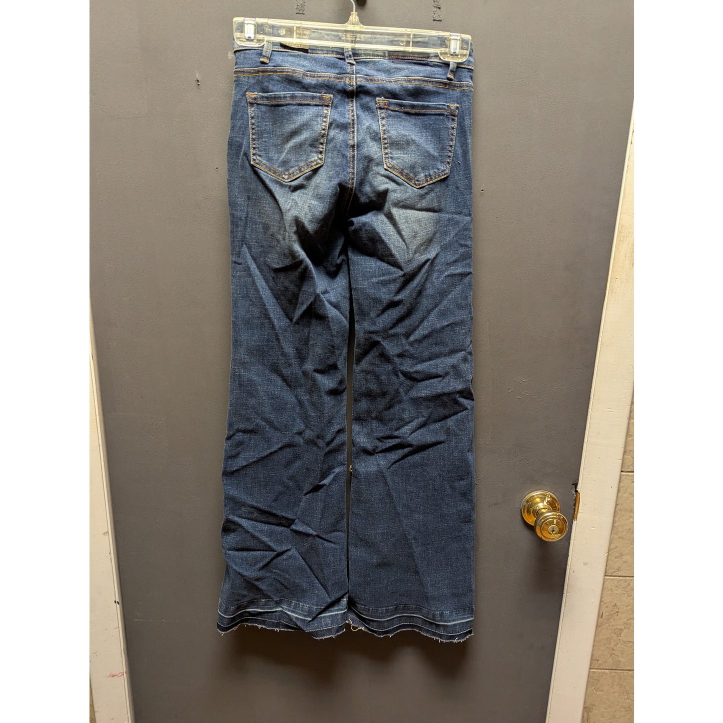 Tractr Blue Denim High Rise Wide Leg Jeans Size 10