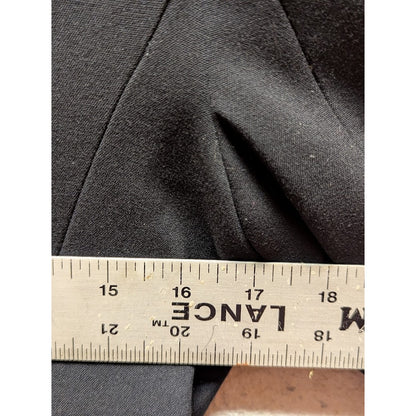Vince Camuto Rich Black Size 6 Peak Lape Blazer NEW Career Casual Essential