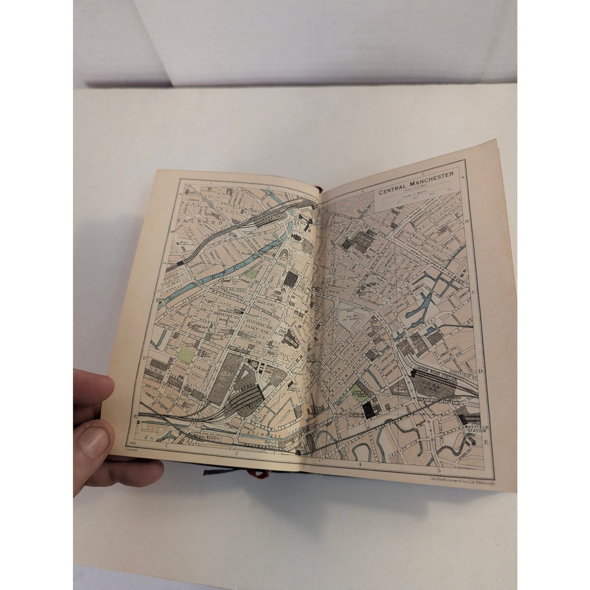Antique 1930 The Blue Guides Great Britain Findlay Muirhead Travel Book Maps