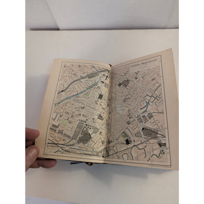 Antique 1930 The Blue Guides Great Britain Findlay Muirhead Travel Book Maps