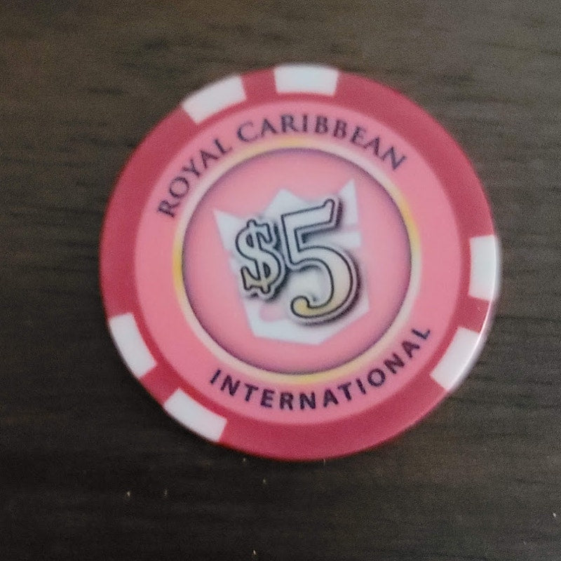 ENCHANTMENT of the Seas Royal Caribbean International $5 Casino Chip MERMAID