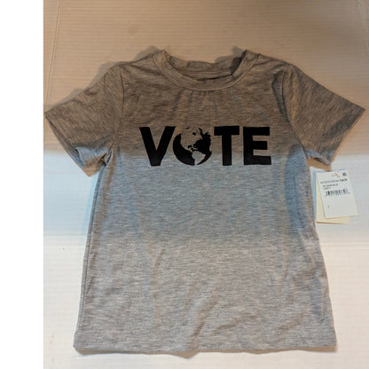 Streetwear Tucker + Tate Boys or Girls Gray Vote Graphic T-Shirt NWT 3