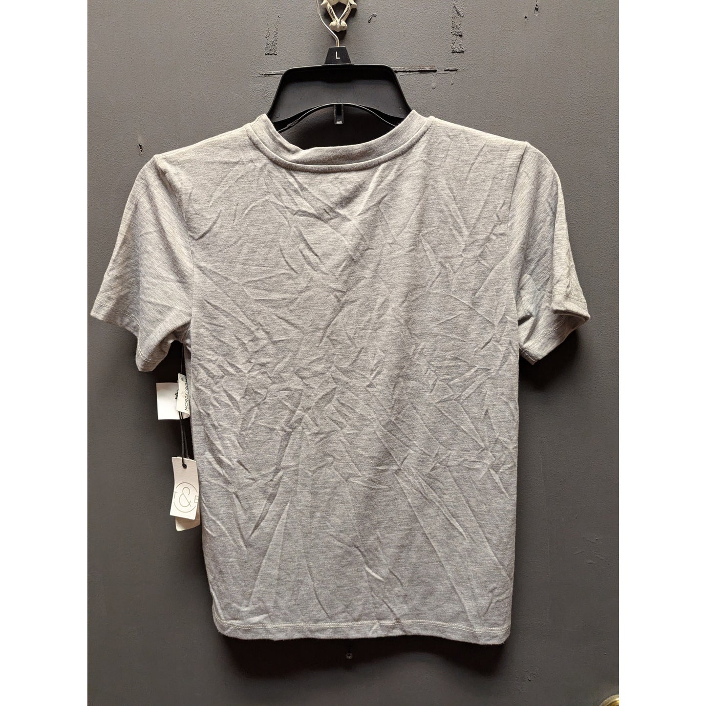 Treasure & Bond Gray "VOTE" Graphic Short Sleeve T-Shirt Medium (Juniors 9-10)