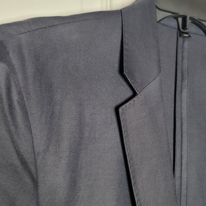 J.Crew Ludlow Men's Navy Blue Cotton-Wool Pick Stitch 2 Button Blazer Jacket 42R