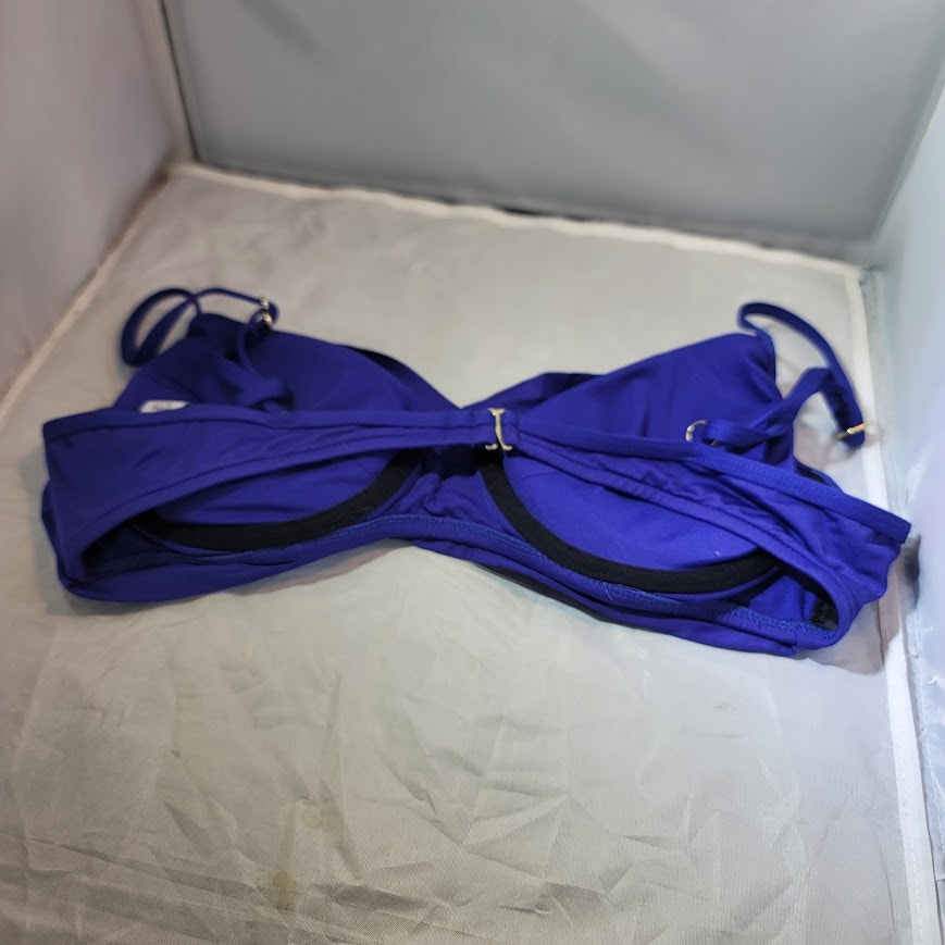Badgley Mischka royal Blue Swimsuit Swim top size 10
