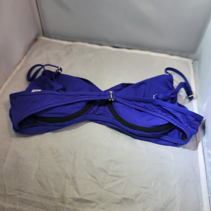Badgley Mischka royal Blue Swimsuit Swim top size 10
