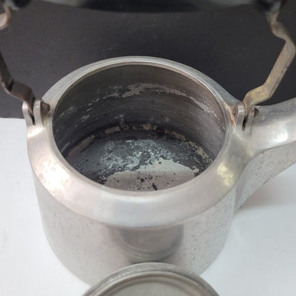 MIRACLE MAID Advance Casting G2 Cast Aluminum Teapot Tea Kettle Coffee CAMPING