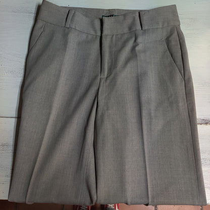 Lauren Ralph Lauren Taupe Gray Wool Blend Pants Career Minimalist Straight 2