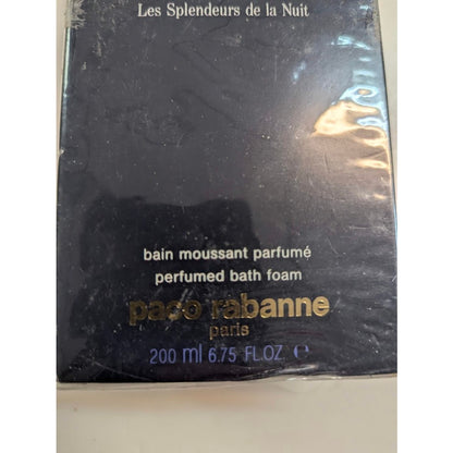 Vintage 1985 La Nuit de Paco Rabanne Perfumed Bath Foam 6.75 oz NIB Sealed