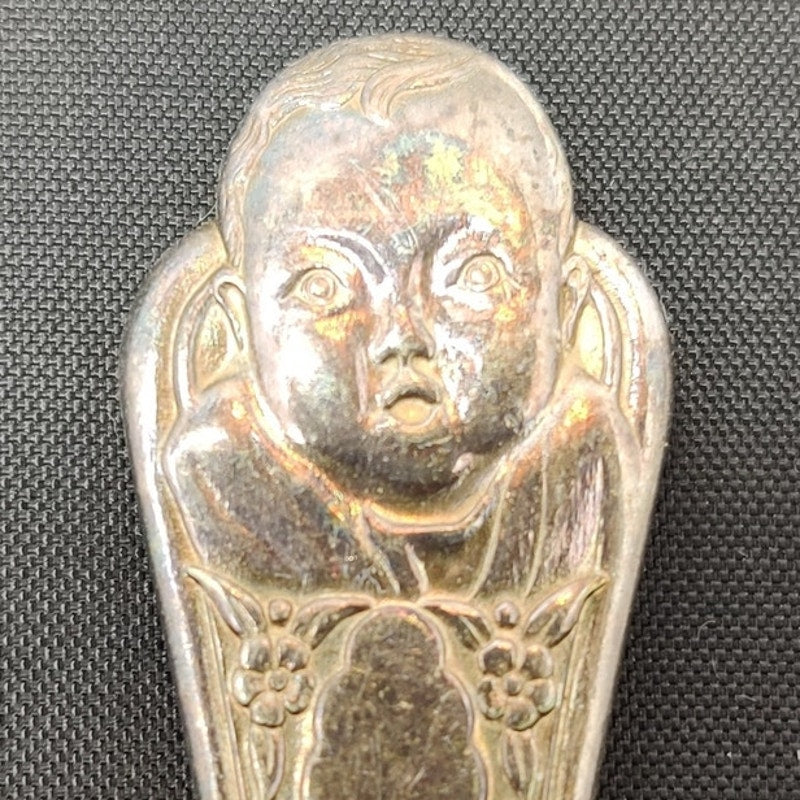 Vintage Gerber Baby Spoon Silver Plated McGlashan Clarke Co Flatware Collectible