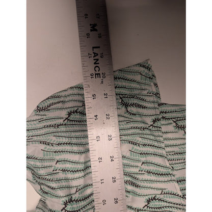 NEW Topshop Blouse green white Idol Ruffle Tank Size 6 Small Sleeveless top