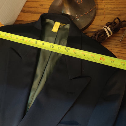 Vintage Pierre Cardin Double Breasted Wool Suit Jacket Blazer Large or 42Regular