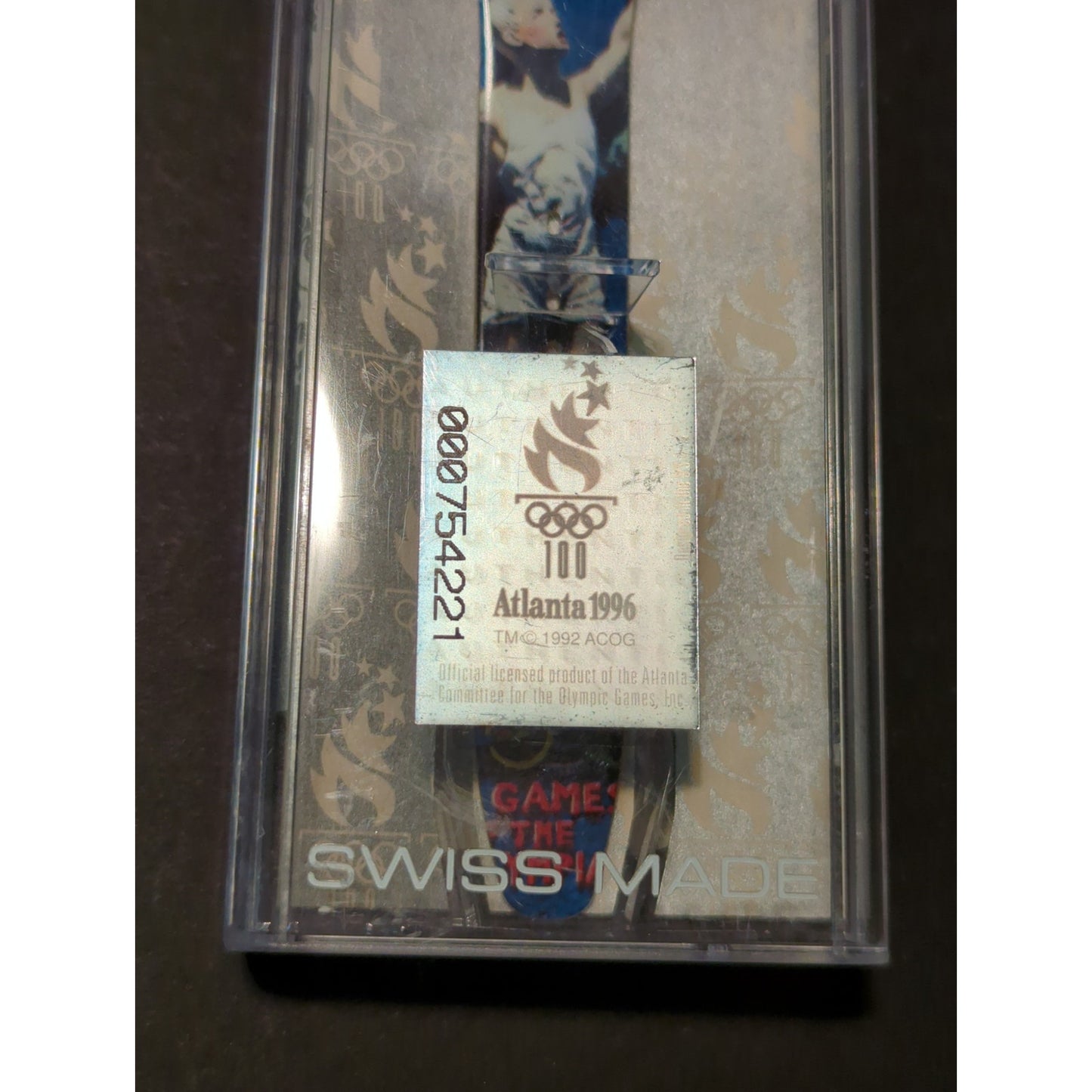 NEW Swatch Stop Watch LOS ANGELES 1932 SSZ100 from 1994 Olympic Special Edition