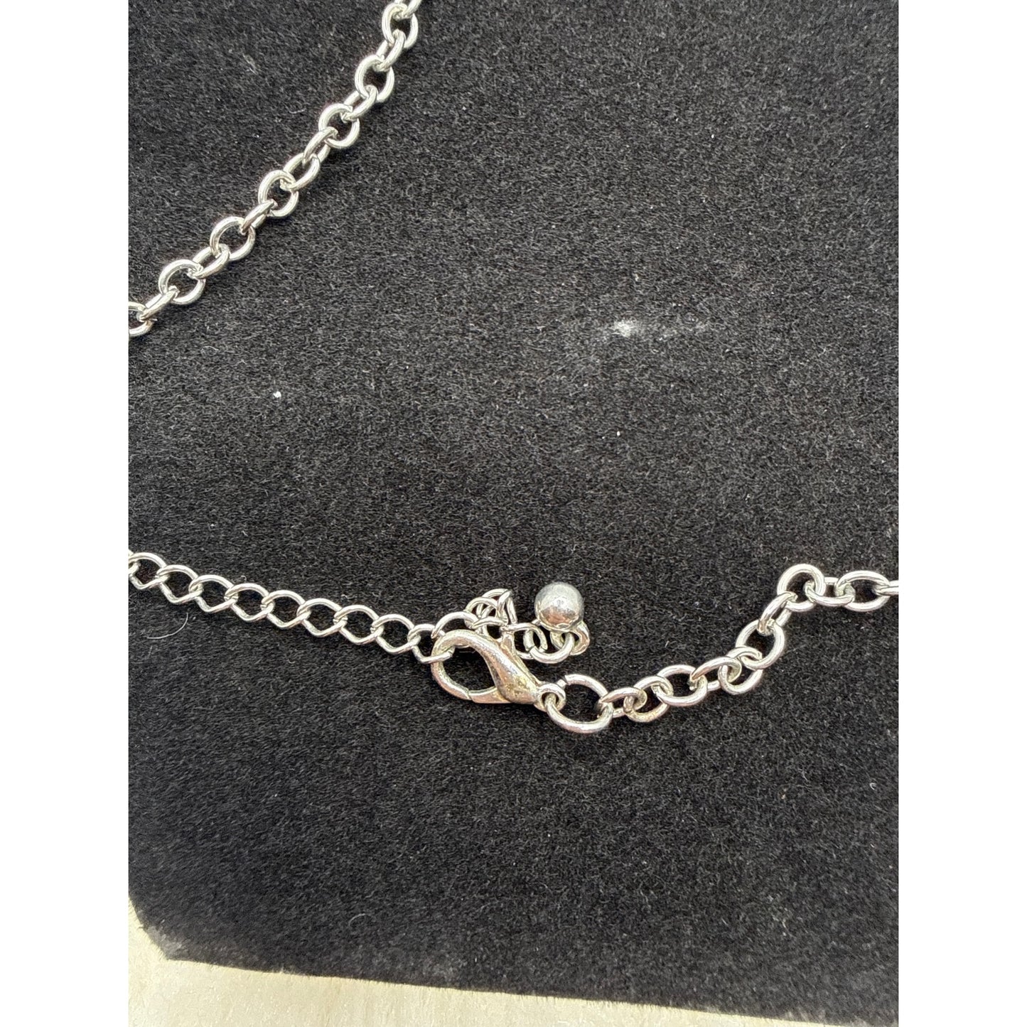 Vintage 36 Inch Mixed Metal Owl Statement Necklace with Pearl & Leaf