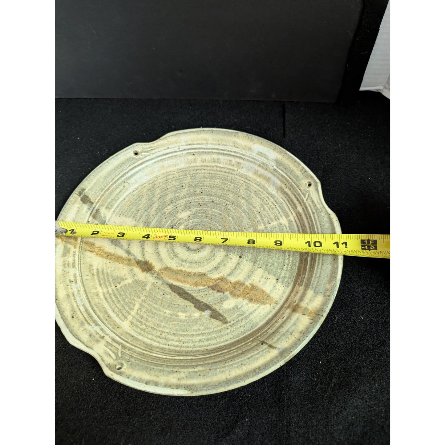 George Griffin Pottery, Sopchoppy Florida Handmade Art Pottery Plate 11"