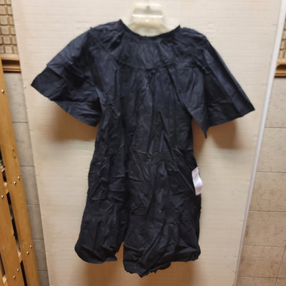 Topshop Women Smocked Poplin Babydoll Mini Dress Tiered Ruffles Black size US 4