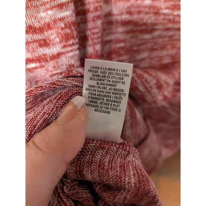Caslon NWT Size Medium Cowl Neck Tunic Lightweight Sweater Burgundy $59