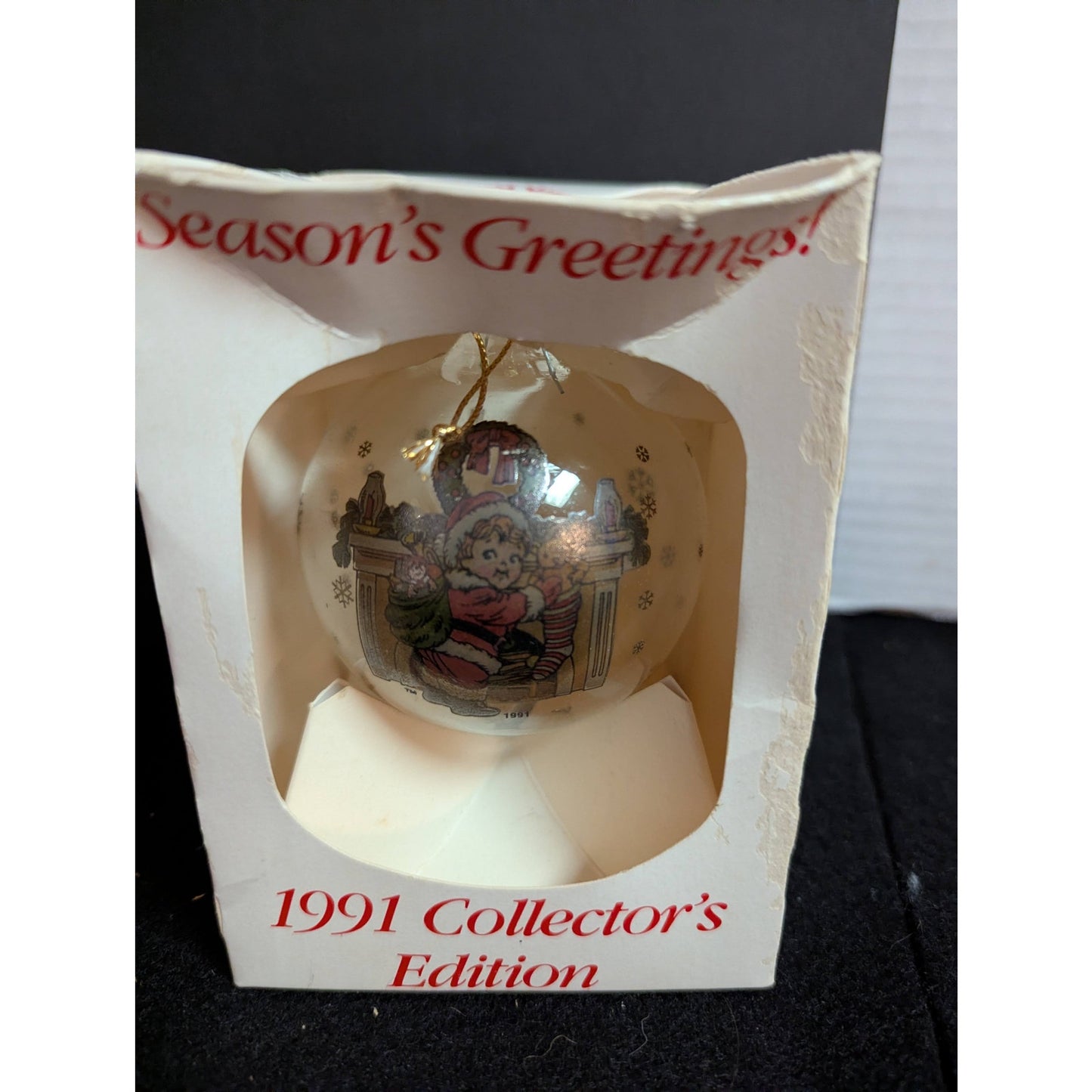 Vintage 1991 Campbell's Kids Collector's Edition Christmas Ornament