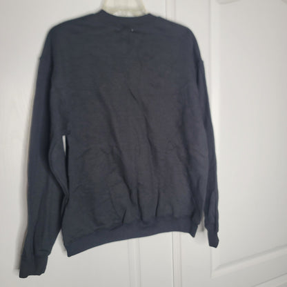 topman small mens sweatshirt Black long sleeve logo New york City College NEW