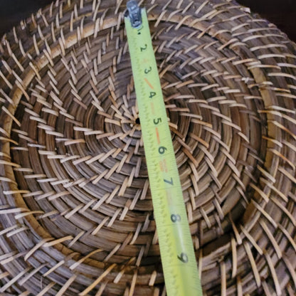 Set 6 Wicker Rattan Plate Chargers 13.75" Round Boho Rustic Farmhouse Placements