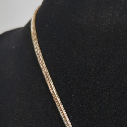 Vintage Fashion Necklace bold red statement box chain large pendant