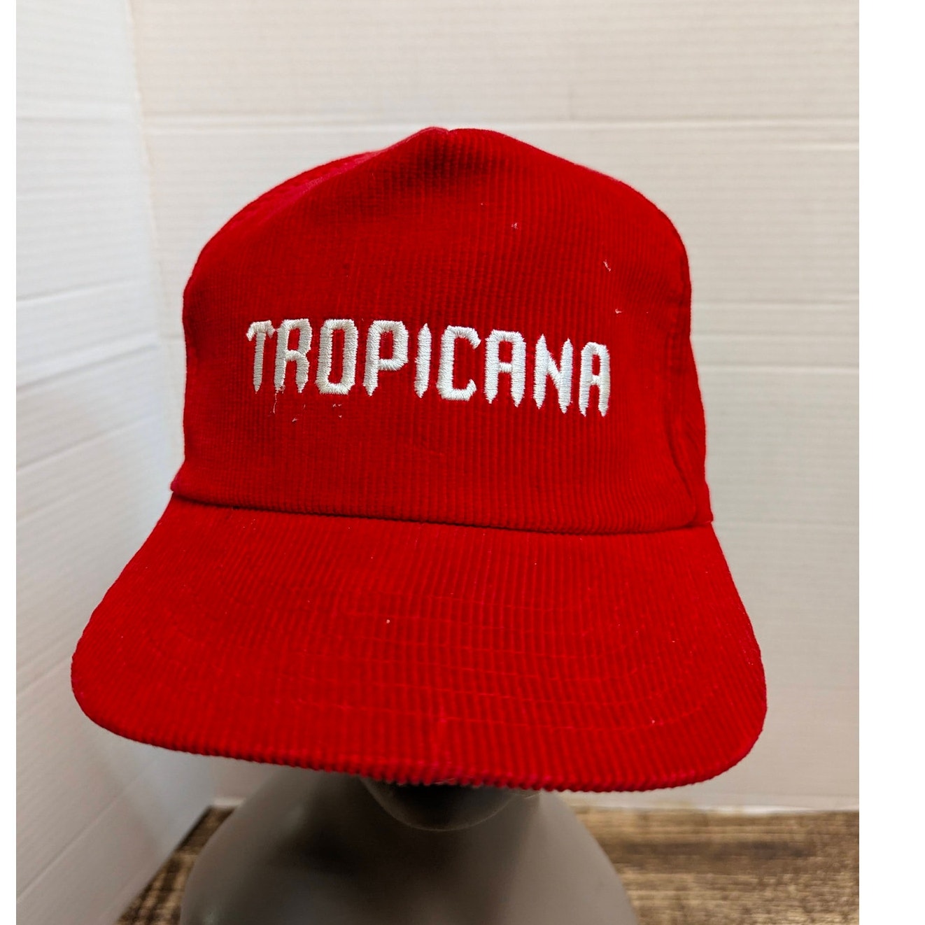 Vintage Tropicana Hotel Casino Red Strapback Baseball Cap Hat Retro Y2K