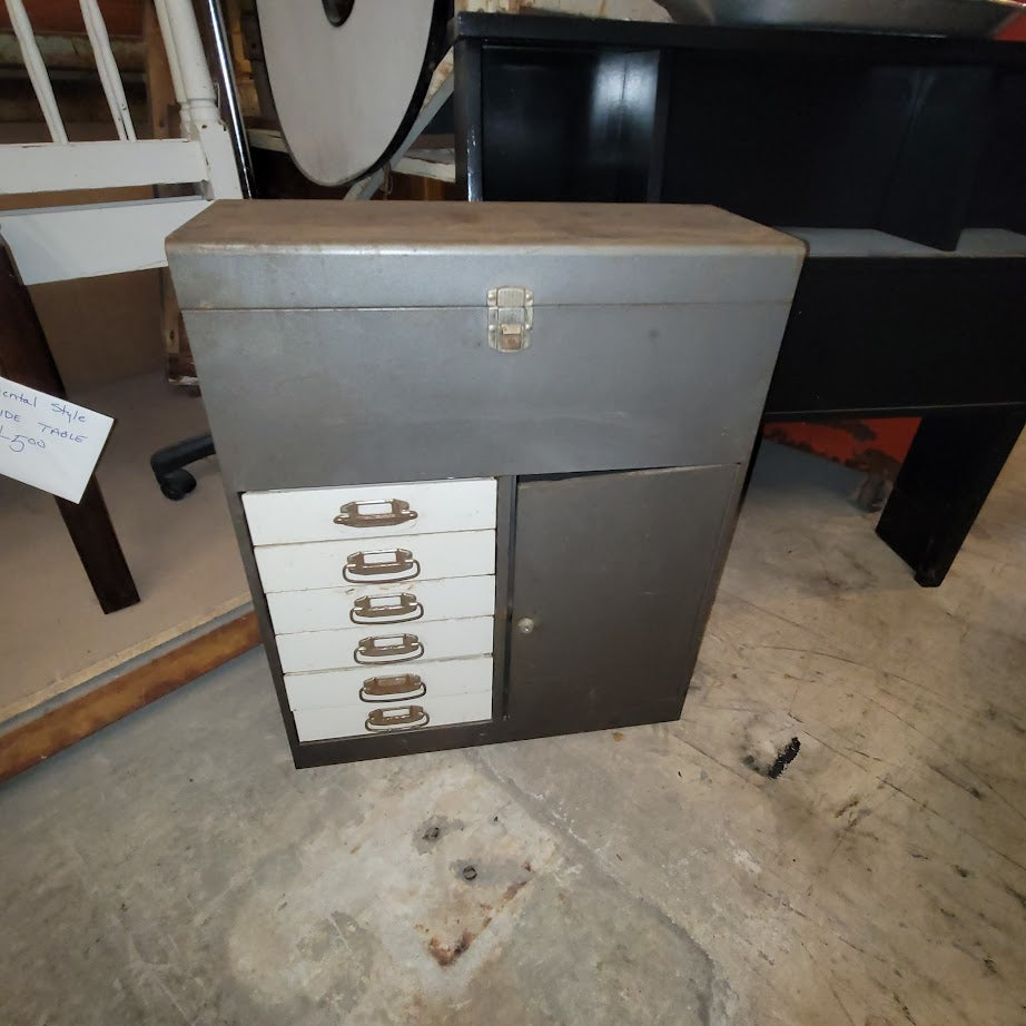 Secondhand Sandies: Metal cabinet drawers man cave