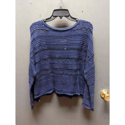 Ceny NEW knit long sleeve Blue sweater Size Small layering