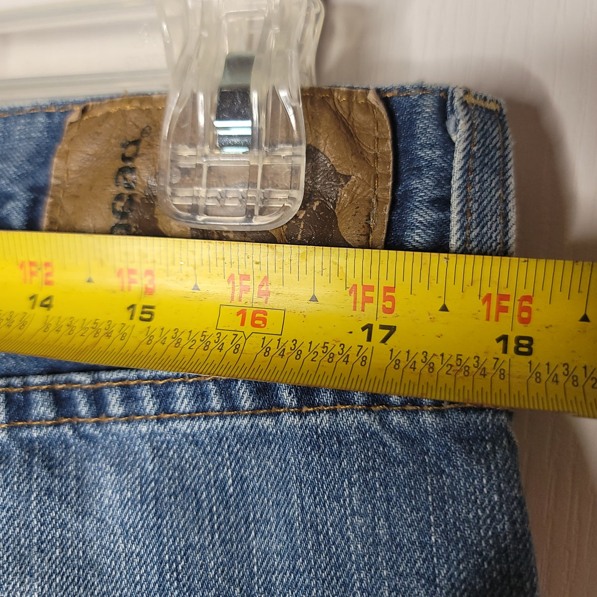 Bullhead Denim Altered Jeans Raw Hem 34" Waist 29" Inseam Distressed Shortened