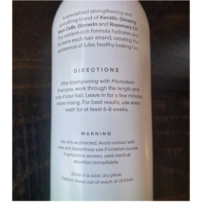 NEW Cel Microstem Natural Hair Thickening Conditioner w/ Pump 8 fl oz