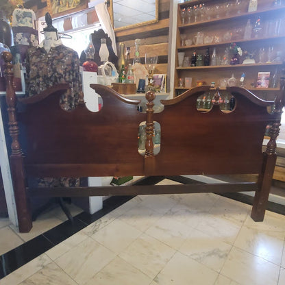 Secondhand Sandies: Traditional Colonial Early American Provincial King headboard